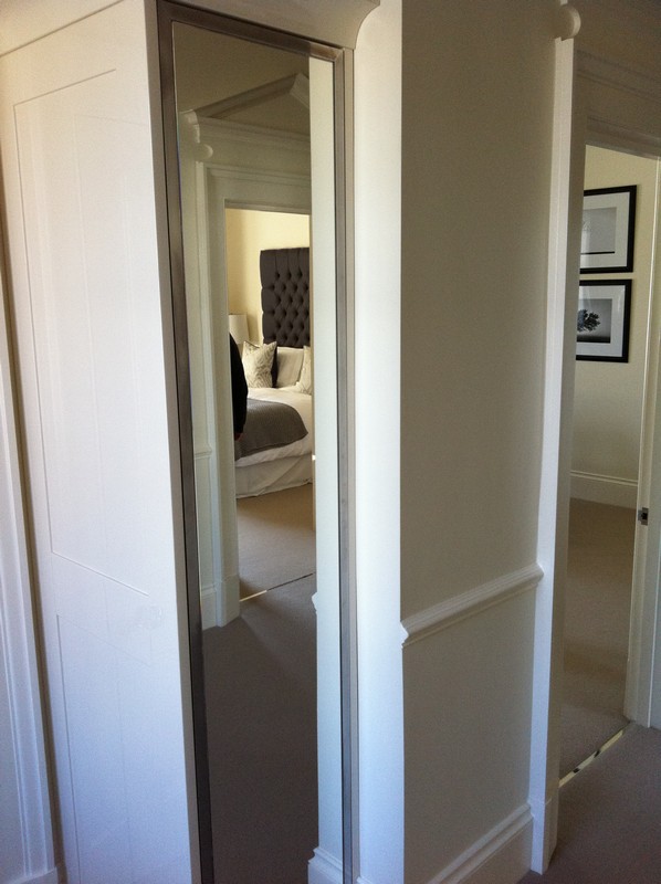 Full-length wardrobe mirror fitted in Abingdon home